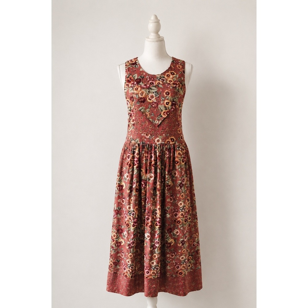 Dee's Design Vintage Handmade Jumper Floral Modest Cottage Core Farm Core / SZ S